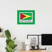 Guyana Poster (Thuiskantoor)