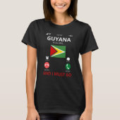 Guyana roept t-shirt (Voorkant)
