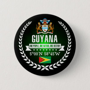 Guyana Ronde Button 5,7 Cm