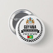 Guyana Ronde Button 5,7 Cm (Voorkant /achterkant)