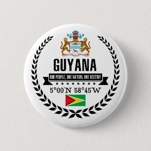 Guyana Ronde Button 5,7 Cm