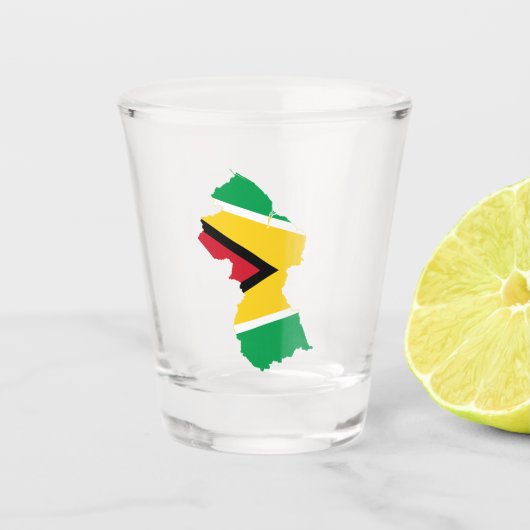 Guyana Shot Glass Glas (Voorkant)