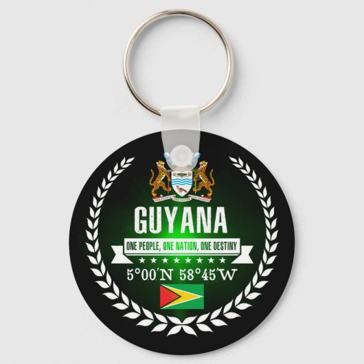 Guyana Sleutelhanger (Voorkant)