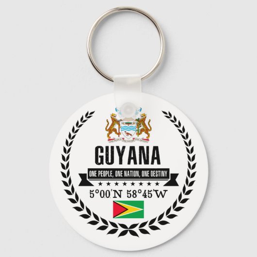 Guyana Sleutelhanger (Voorkant)