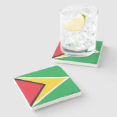 Guyana Stenen Onderzetter (Zijkant)