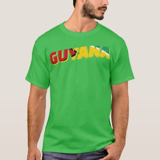 Guyana  stijl retro souvenir 2 t-shirt