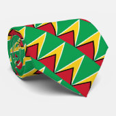 Guyana-Stropdassen, mode Guyana-vlag, bedrijf Stropdas (Opgerold)