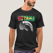Guyana Table Tennis Support Guyanese Ping Pong T T-shirt (Voorkant)