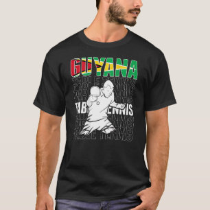 Guyana Tafeltennis Steun Guyanese Ping Pong T-shirt