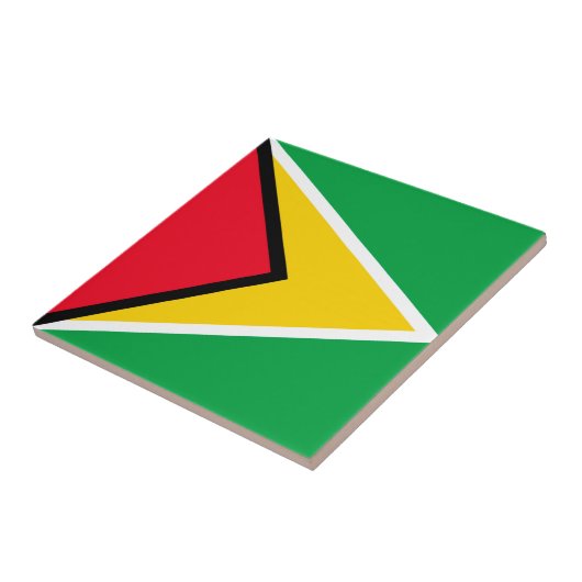 Guyana Tegeltje (Zijkant)