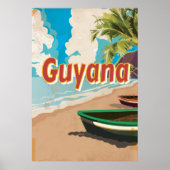 Guyana  vakantie-Poster Poster (Voorkant)