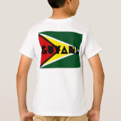 Guyana verenigt kinder t-shirts (Achterkant)