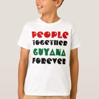 Guyana verenigt kinder t-shirts