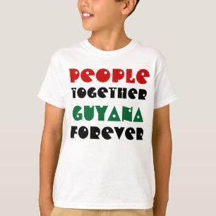 Guyana verenigt kinder t-shirts