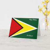 Guyana verjaardagskaarten kaart (Gele Bloem)