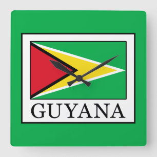 Guyana Vierkante Klok
