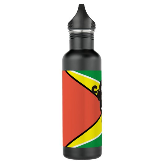 Guyana-vlag 03 waterfles  (Links)