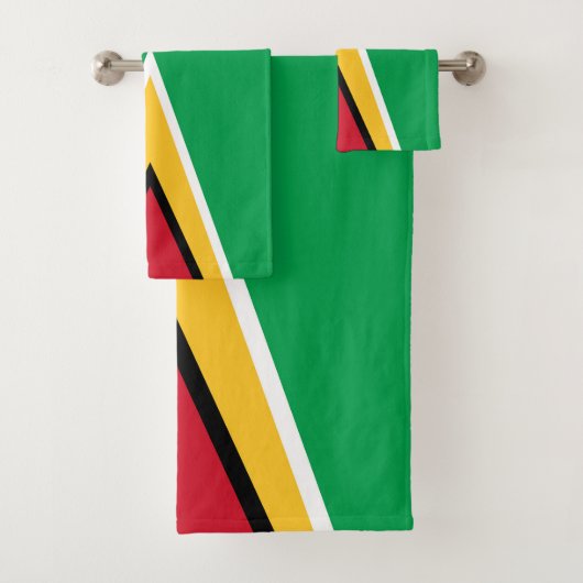 Guyana vlag bad handdoek (Insitu)