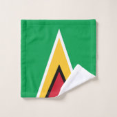 Guyana vlag bad handdoek (Wasdoekje)