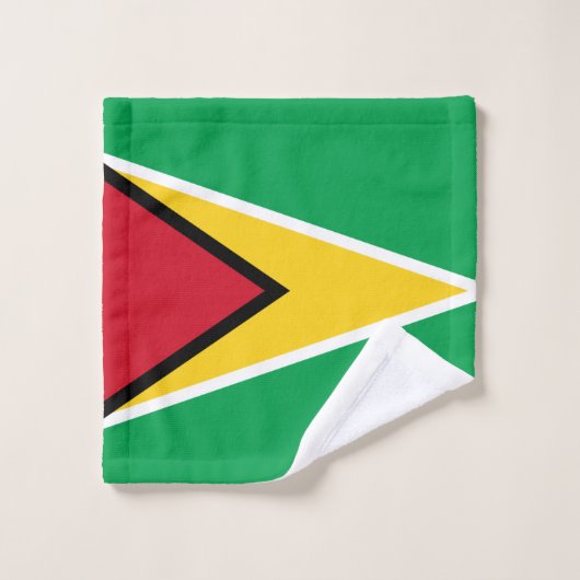 Guyana vlag bad handdoek (Wasdoekje)
