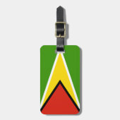 Guyana vlag bagagelabel (Voorkant verticaal)