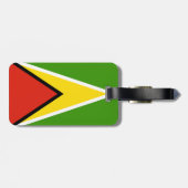 Guyana vlag bagagelabel (Achterkant horizontaal)