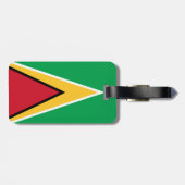 Guyana vlag bagagelabel (Achterkant horizontaal)