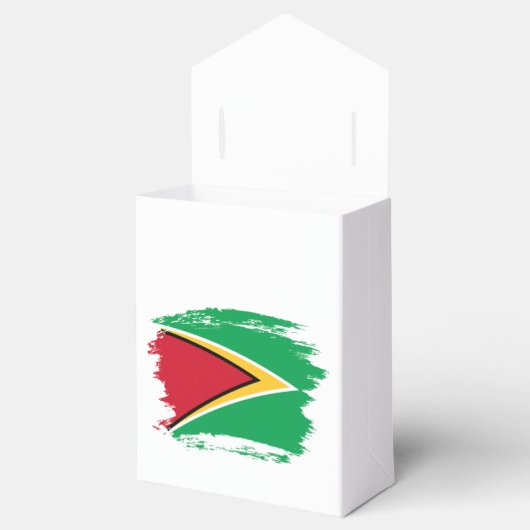 Guyana vlag bedankdoosjes (Geopend)