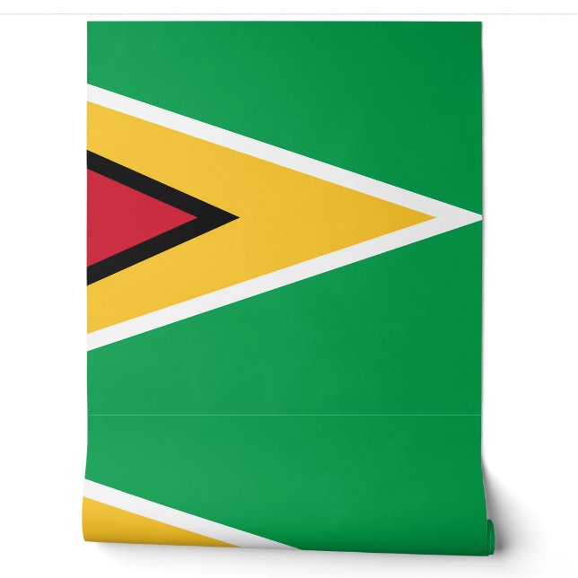 Guyana vlag behang (Afrollen)