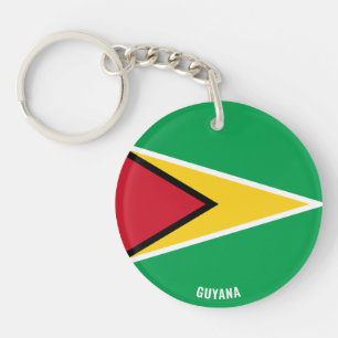 Guyana Vlag Charmante Patriottische Sleutelhanger