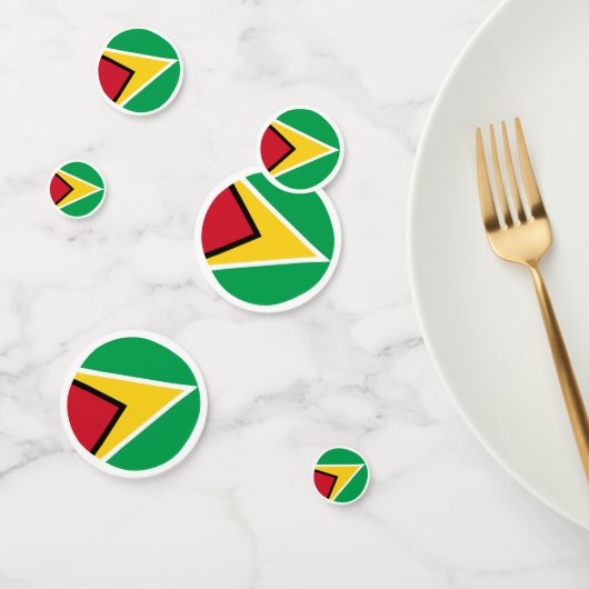 Guyana vlag confetti (Groep)