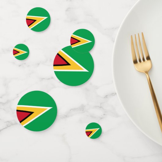 Guyana vlag confetti (Groep)