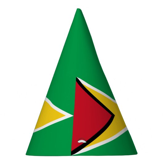 Guyana vlag feesthoedjes (Rechts)