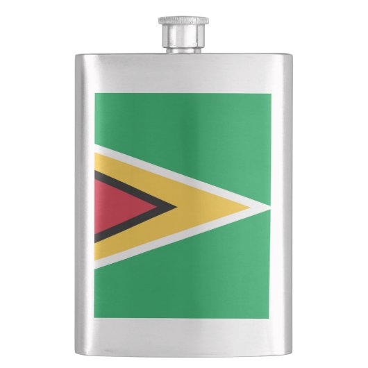 Guyana vlag flacon (Voorkant)