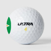 Guyana vlag golfballen (Logo)