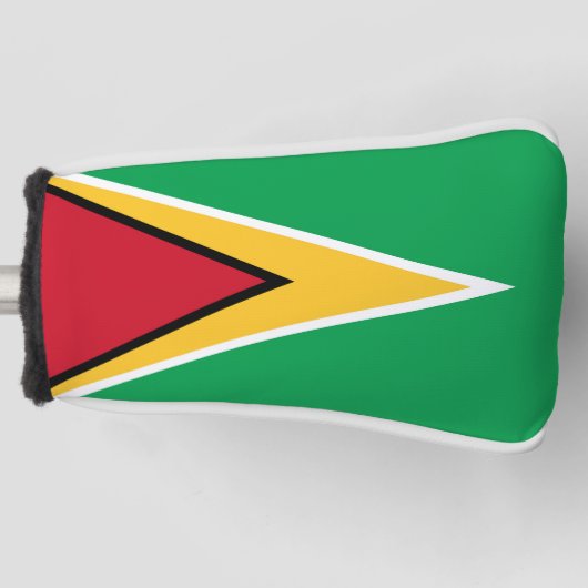 Guyana vlag golfheadcover (Voorkant)