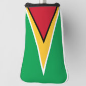 Guyana vlag golfheadcover (Draai 90)