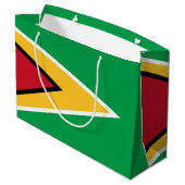 Guyana vlag groot cadeauzakje (Achterkant Gekanteld)