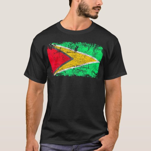 Guyana Vlag Guyana T-shirt (Voorkant)
