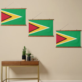 Guyana vlag hangend wandkleed