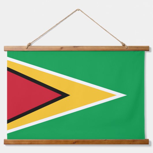 Guyana vlag hangend wandkleed (Voorkant)