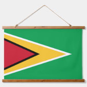 Guyana vlag hangend wandkleed (Voorkant 3)