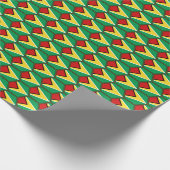 Guyana-vlag Honeycomb Wrapping Paper Cadeaupapier (Hoek)
