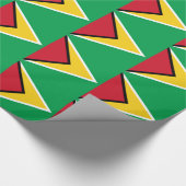 Guyana vlag inpakpapier (Hoek)