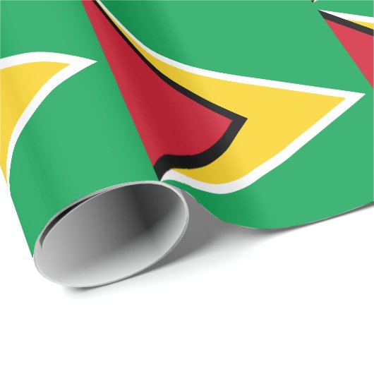 Guyana vlag inpakpapier (Rol Hoek)