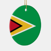 Guyana vlag keramisch ornament (Rechts)