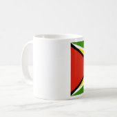 Guyana vlag koffiemok (Voorkant links)