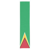 Guyana vlag korte tafelloper (Voorkant)