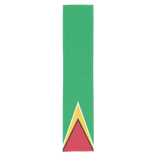 Guyana vlag korte tafelloper (Voorkant)