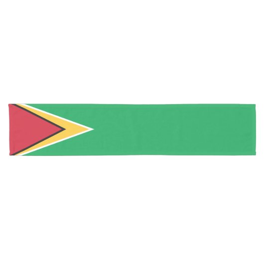 Guyana vlag korte tafelloper (Horizontaal)